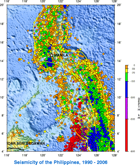 Seismicity of the Philippines